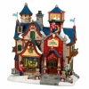 Village de Noël Lemax à piles lumineux Ecole de la fabrique de jouet