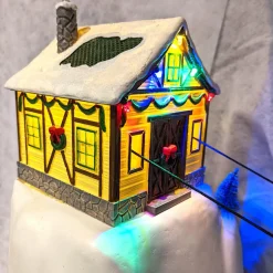 Village de Noël lumineux, musical et animé Télépherique