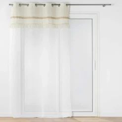 Voilage coton (140 x 240 cm) Janara Beige