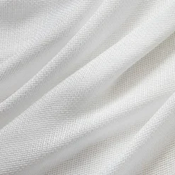 Voilage galon fronceur effet lin (140 x 240 cm) Luca Blanc