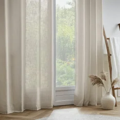 Voilage galon fronceur effet lin (140 x 240 cm) Robin Beige