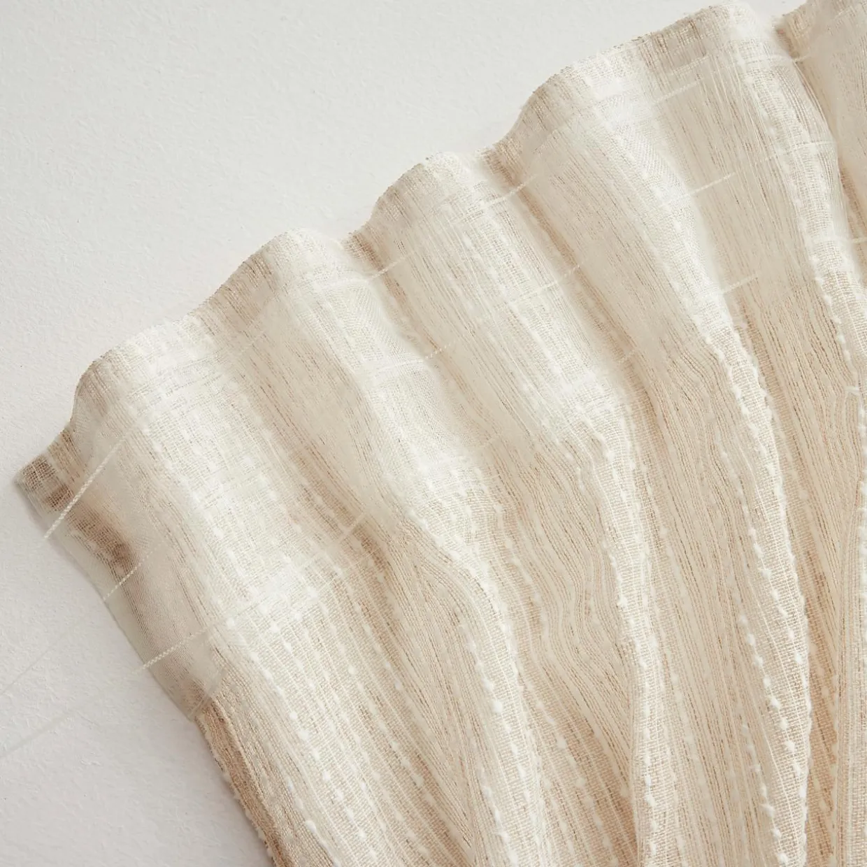 Voilage galon fronceur (140 x 240 cm) Arthur Beige