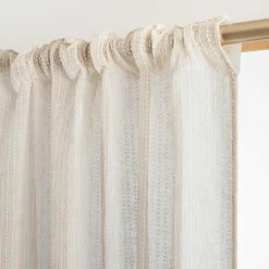 Voilage galon fronceur (280 x 240 cm) Arthur Beige