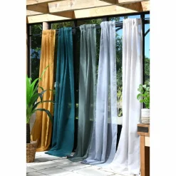 Voilage galon fronceur (140 x 260 cm) Derby Jaune moutarde