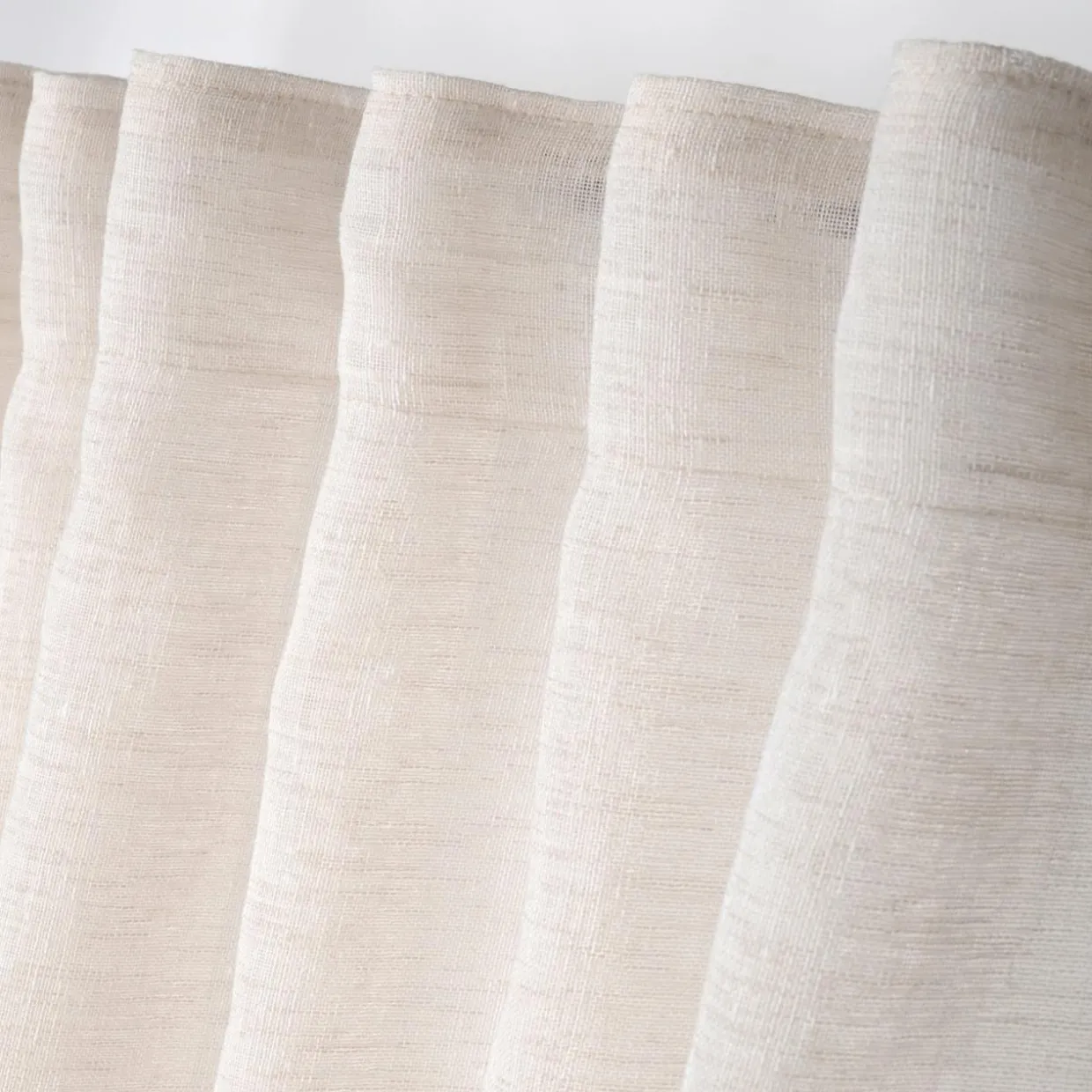 Voilage galon fronceur (140 x 260 cm) Madrid Ecru