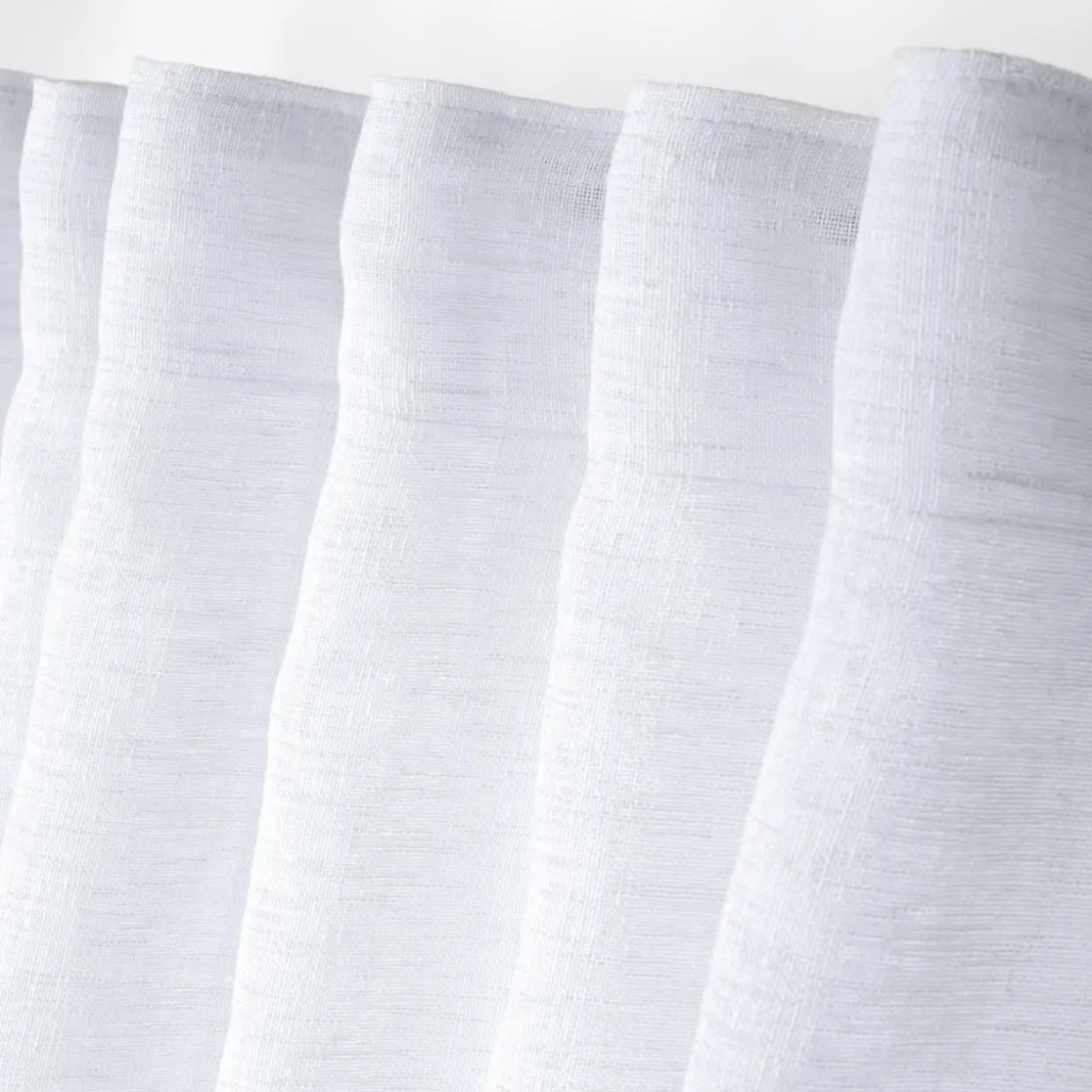 Voilage galon fronceur (140 x 260 cm) Madrid Blanc