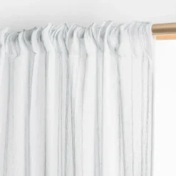 Voilage galon fronceur (280 x 240 cm) Théo Blanc