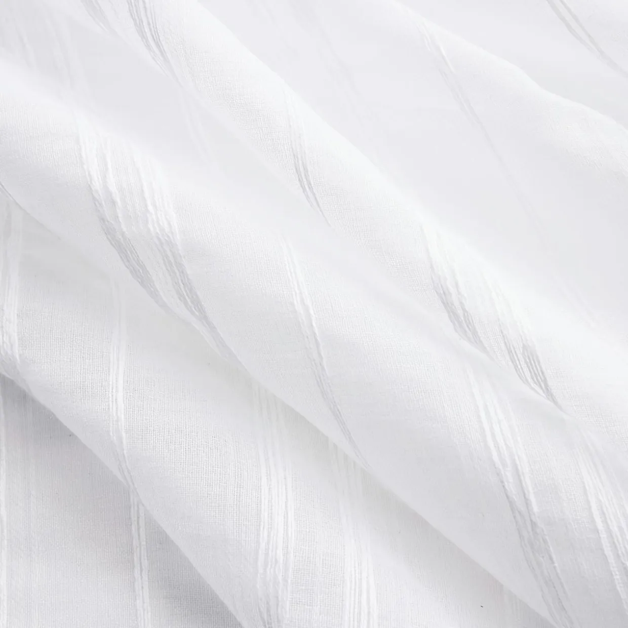 Voilage galon fronceur (280 x 240 cm) Théo Blanc