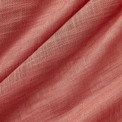 Voilage grande largeur effet lin (400 x 240 cm) Robin Terracotta