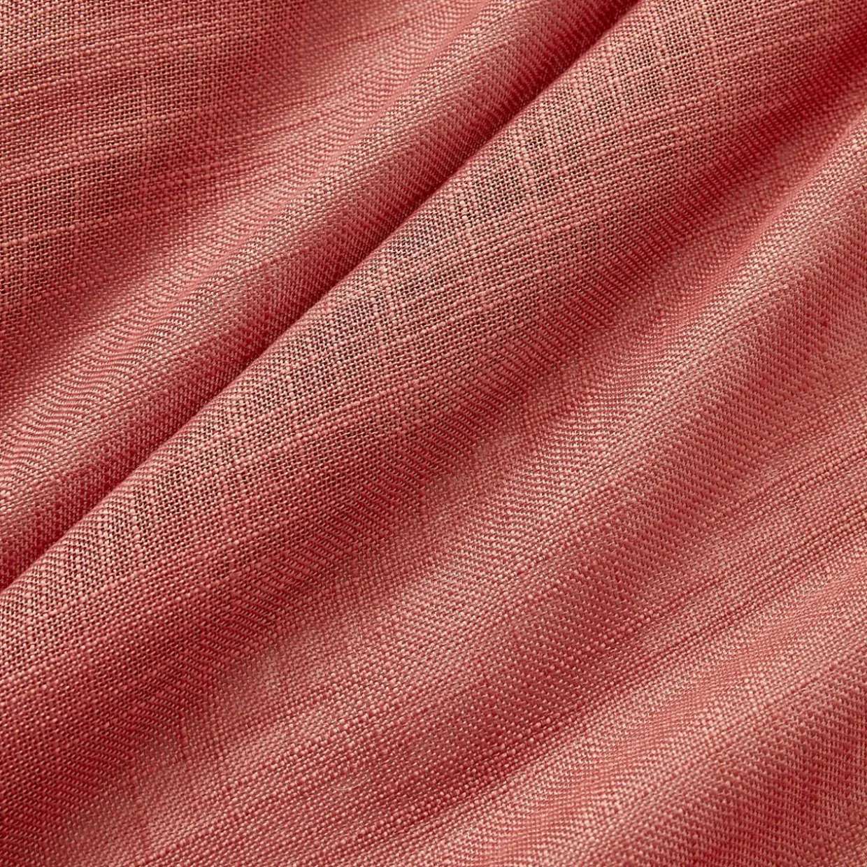 Voilage grande largeur effet lin (400 x 240 cm) Robin Terracotta