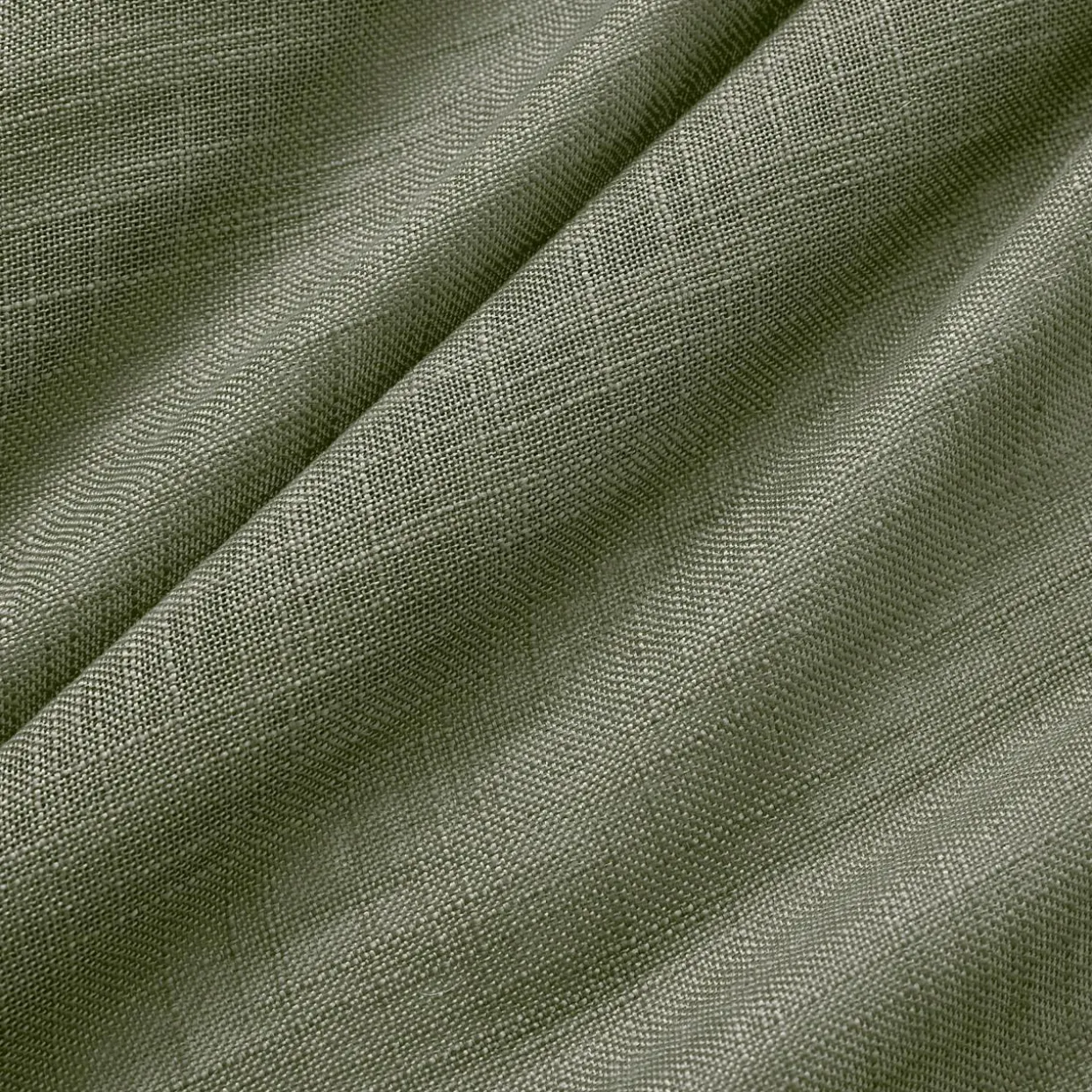 Voilage œillets effet lin (140 x 240 cm) Robin Vert romarin
