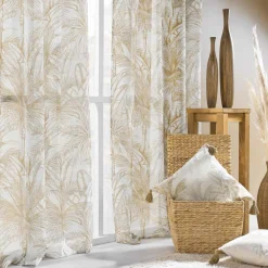 Voilage œillets (140 x 240 cm) Dune Beige