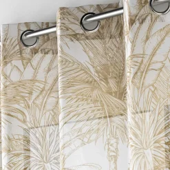 Voilage œillets (140 x 240 cm) Dune Beige