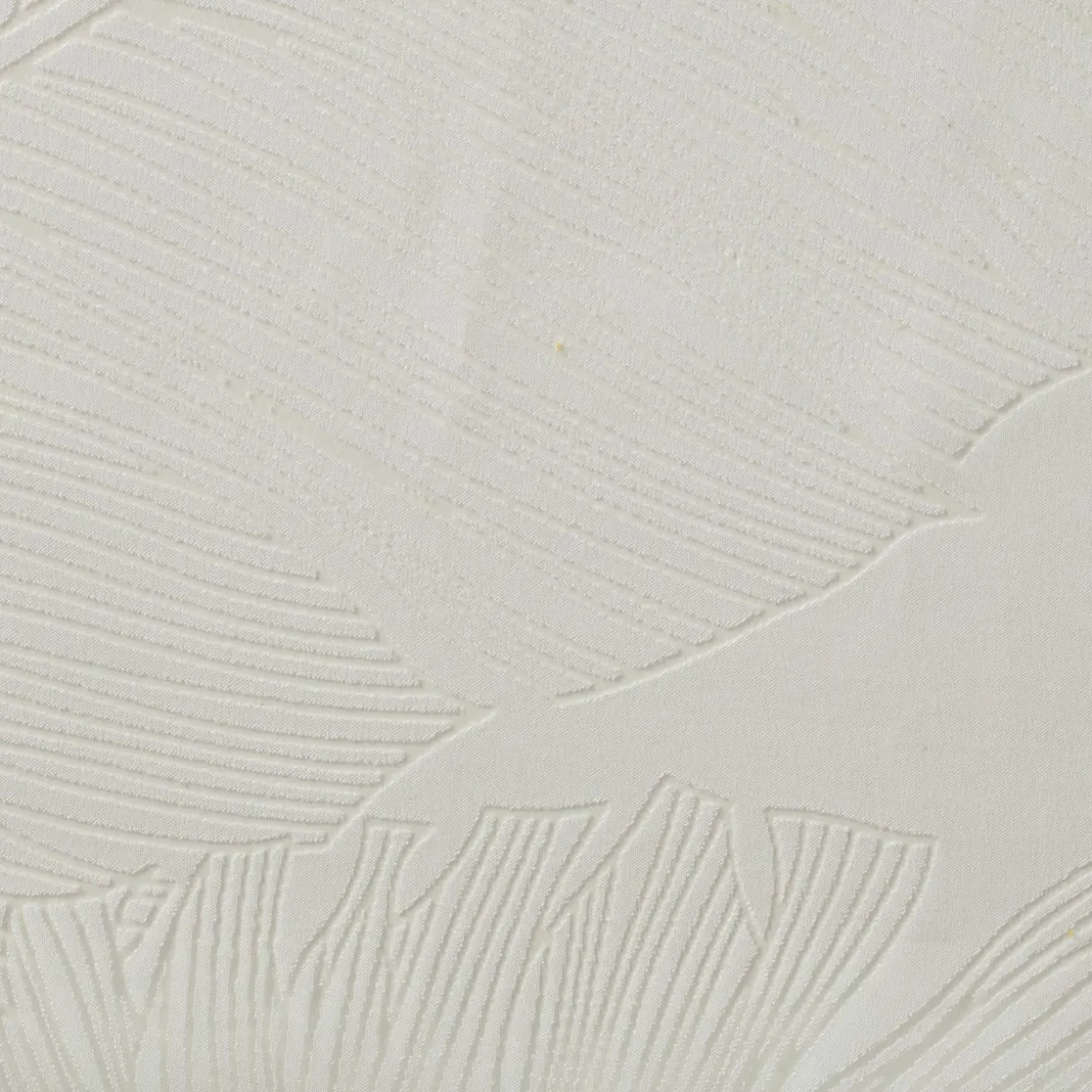 Voilage œillets (140 x 240 cm) Feuille Blanc
