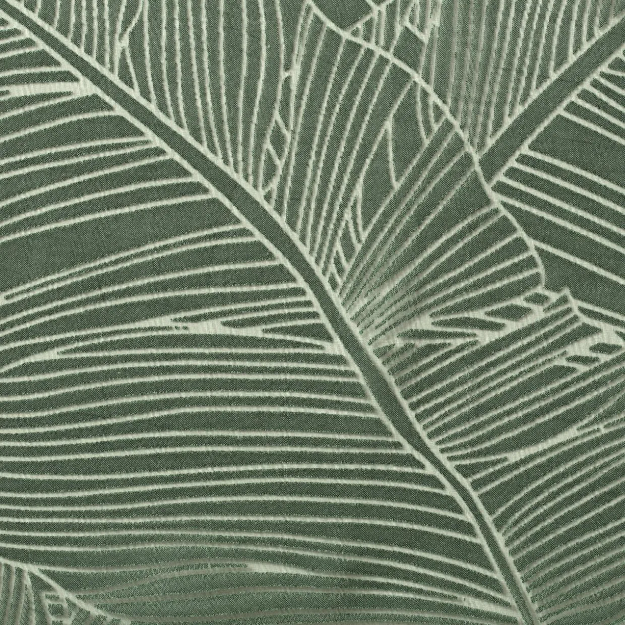 Voilage œillets (140 x 240 cm) Feuille Vert cèdre