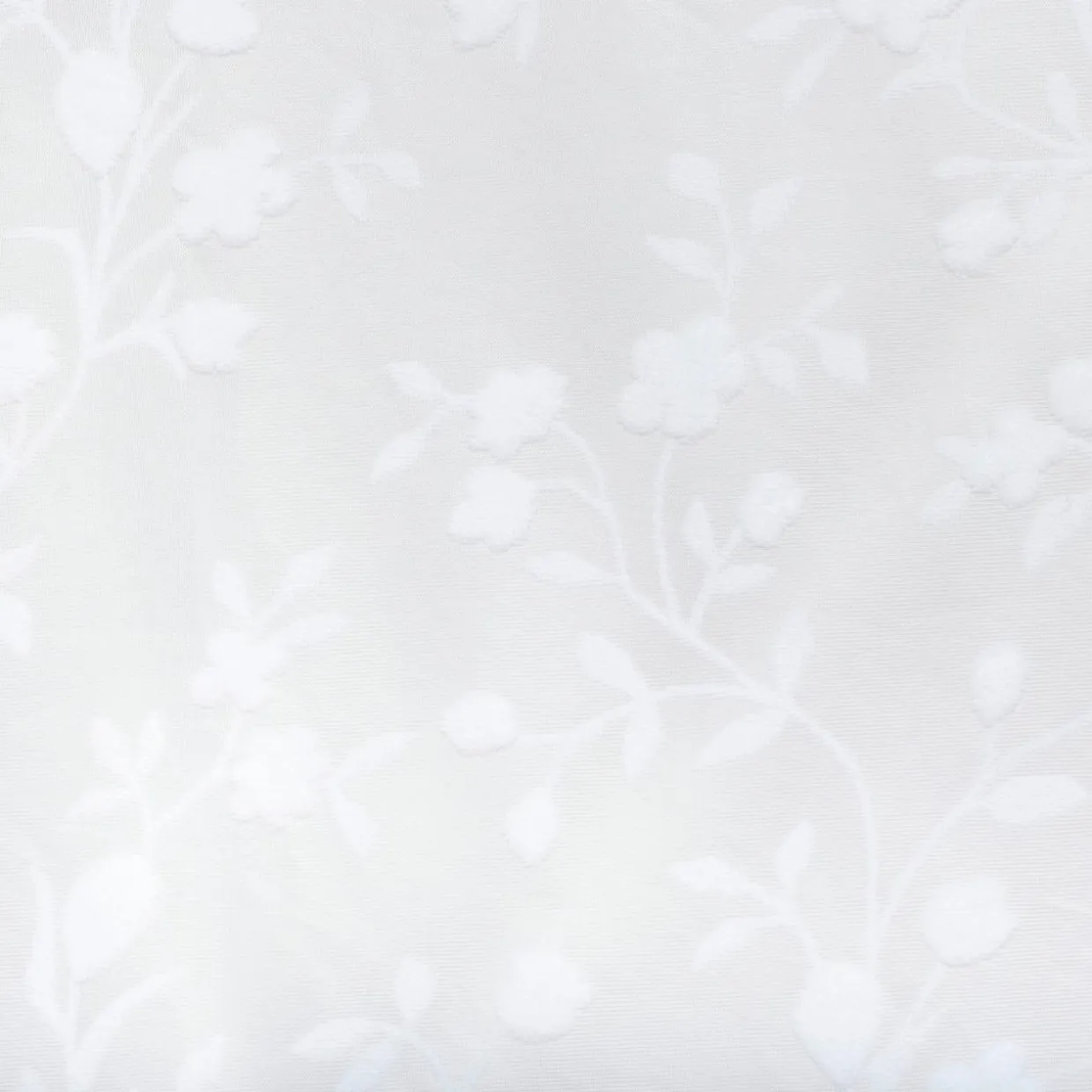Voilage œillets (140 x 240 cm) Flore Blanc