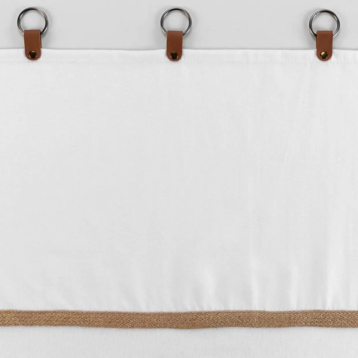 Voilage œillets (140 x 240 cm) Leana Blanc