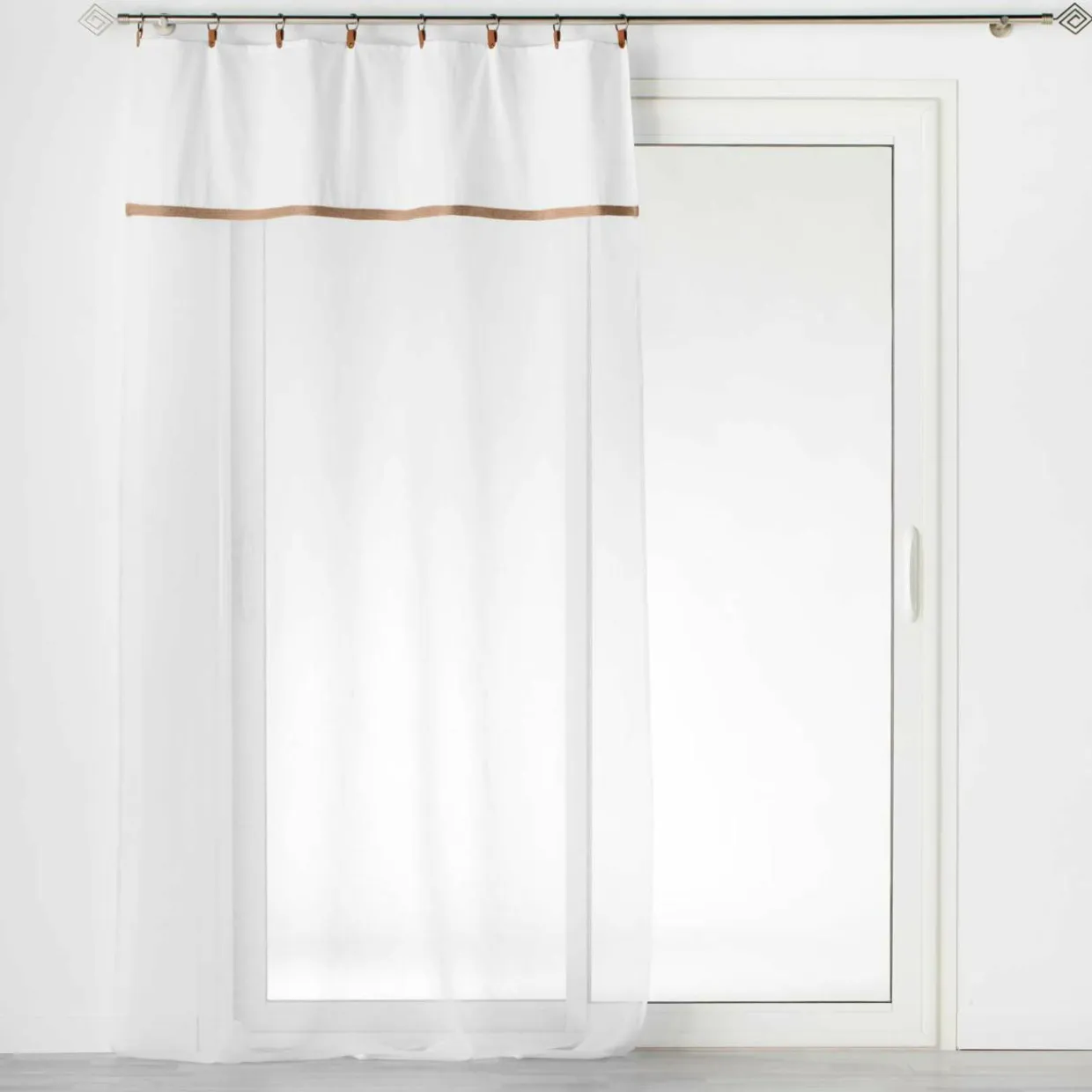 Voilage œillets (140 x 240 cm) Leana Blanc