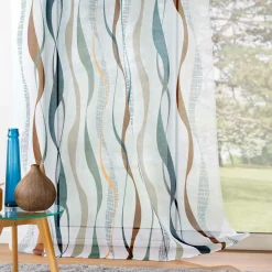 Voilage œillets (140 x 240 cm) Lisana Multicolore