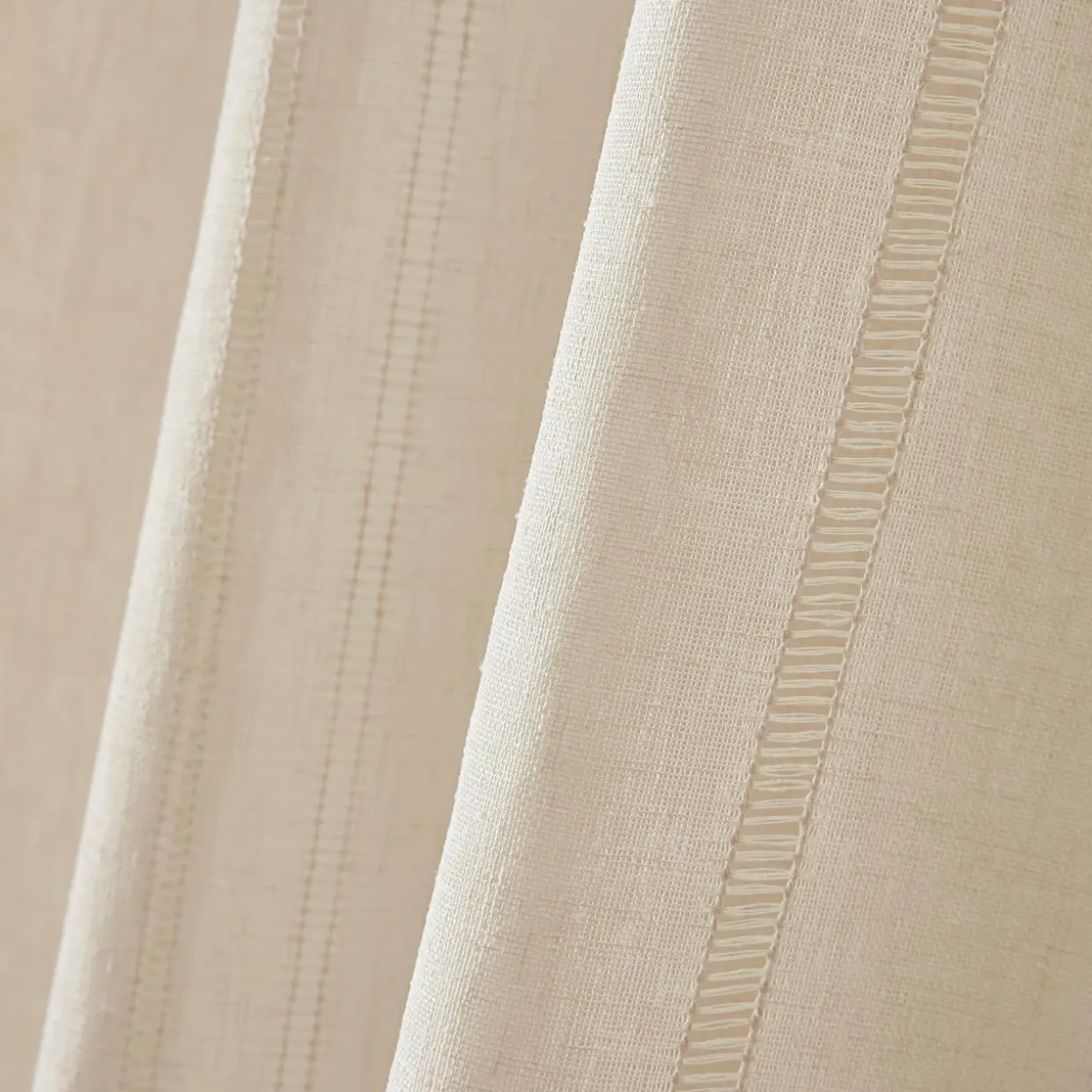 Voilage œillets (140 x 280 cm) Léontine Beige
