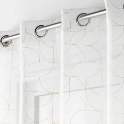 Voilage œillets (140 x 240 cm) Louxor Blanc