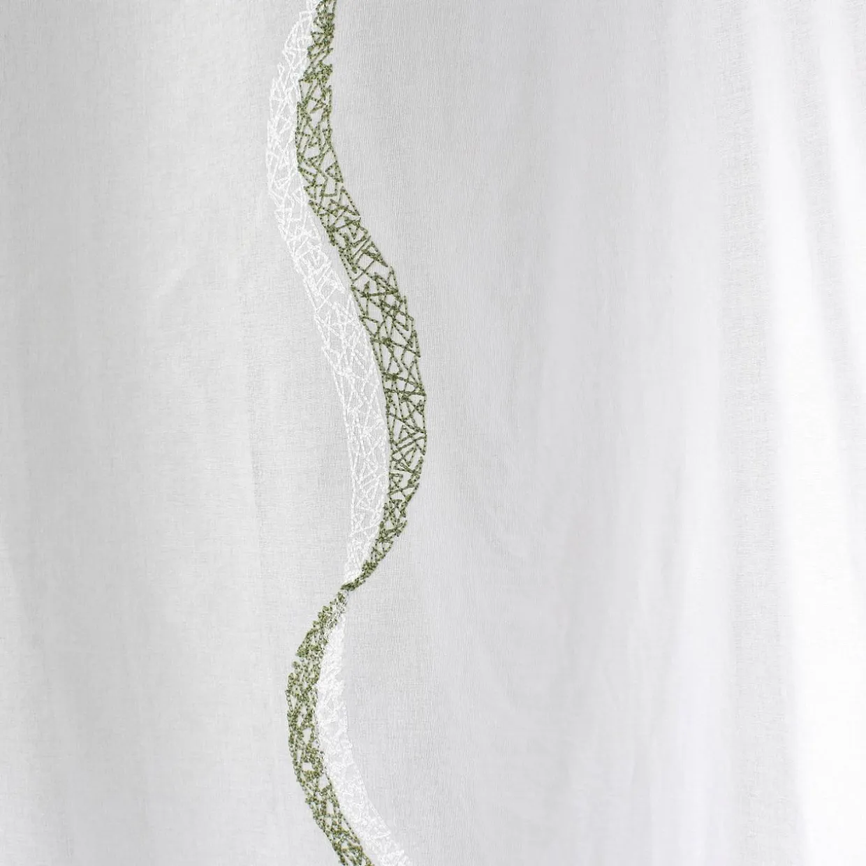 Voilage œillets (140 x 240 cm) Matisse Vert olive