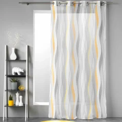 Voilage œillets (140 x 240 cm) Ondulys Blanc