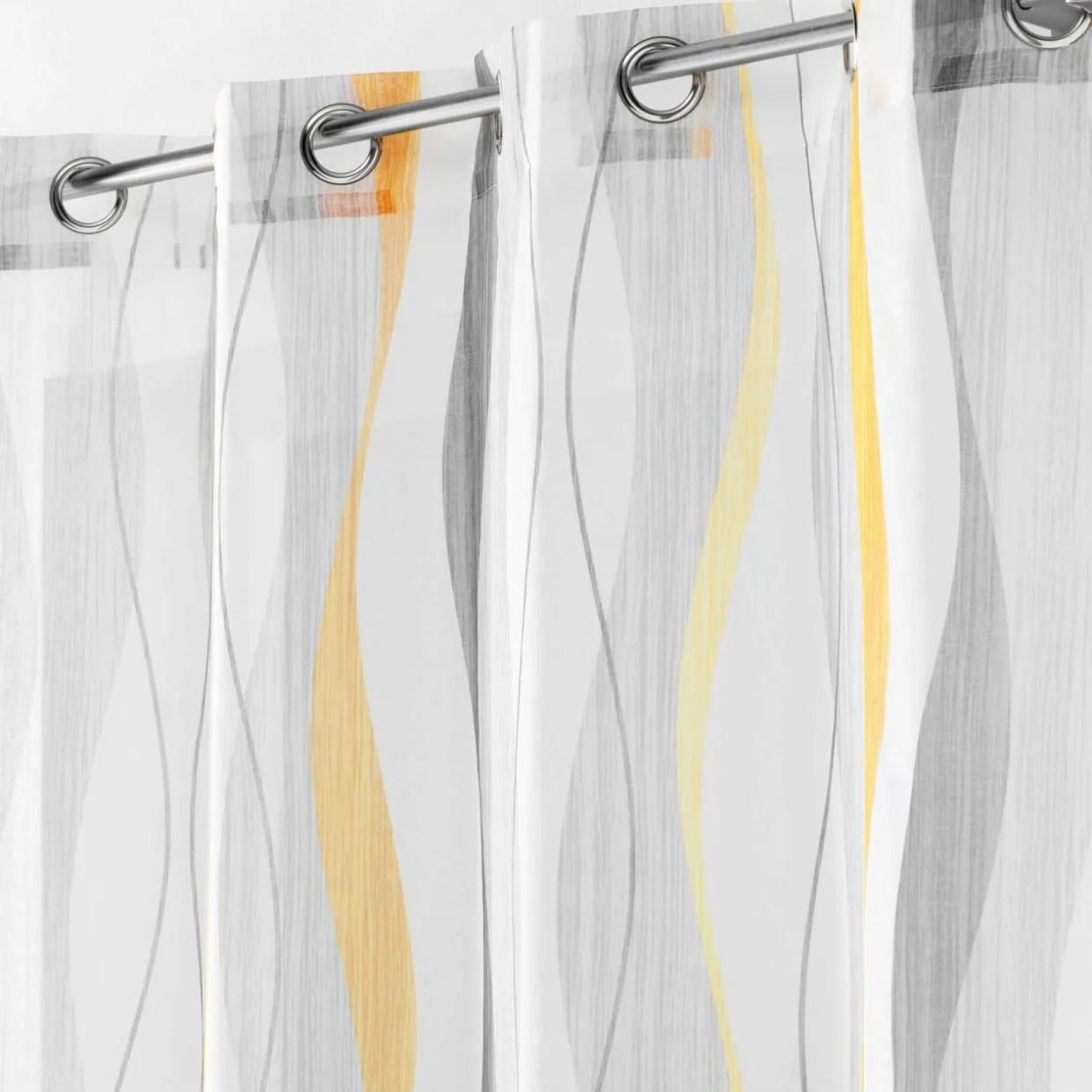 Voilage œillets (140 x 240 cm) Ondulys Blanc