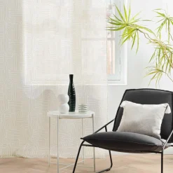 Voilage œillets (140 x 240 cm) Pandore Blanc