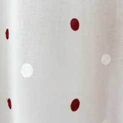 Voilage œillets (140 x 240 cm) Pointia Bordeaux