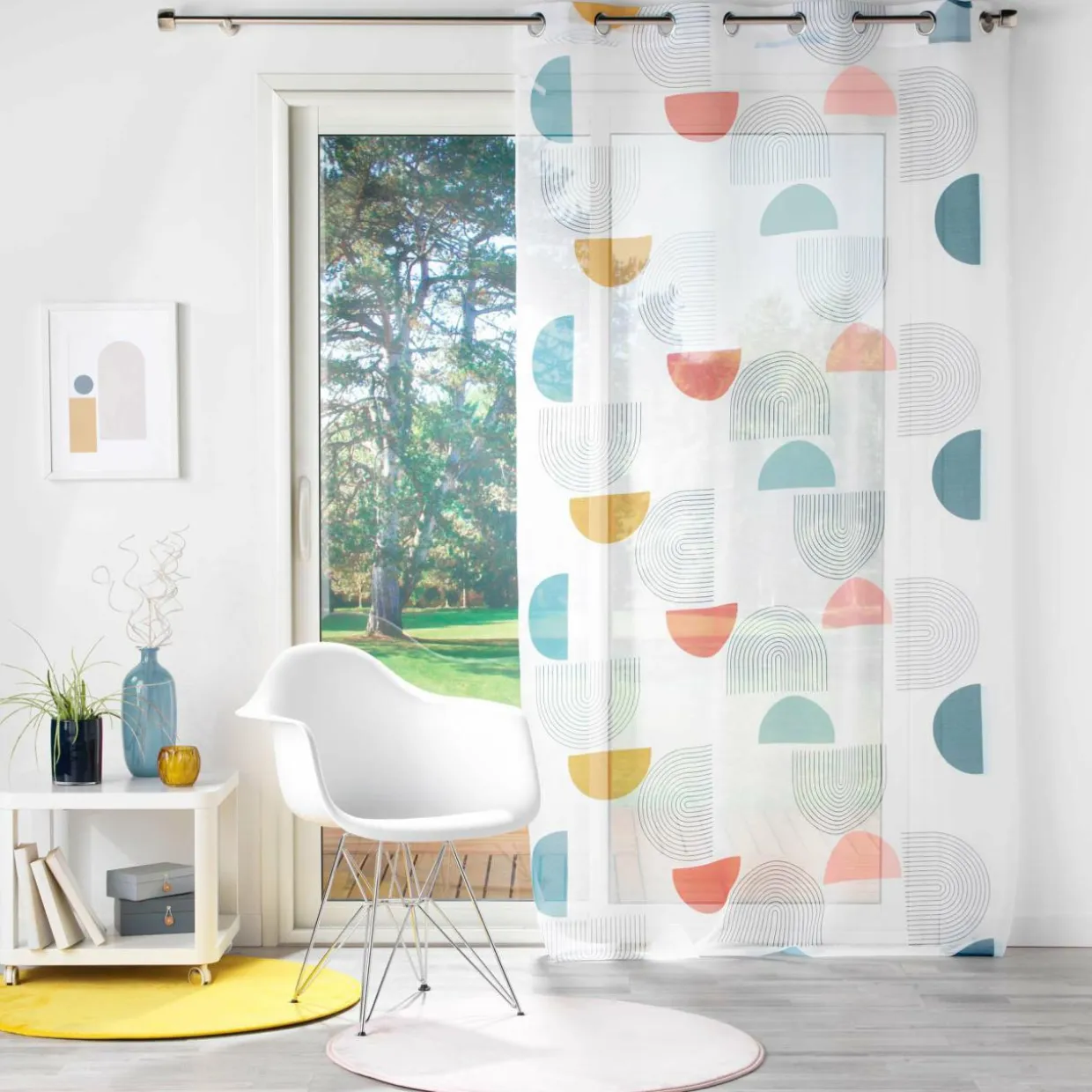 Voilage œillets (140 x 240 cm) Popart Multicolore