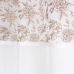 Voilage œillets (140 x 240 cm) Rosa Marron