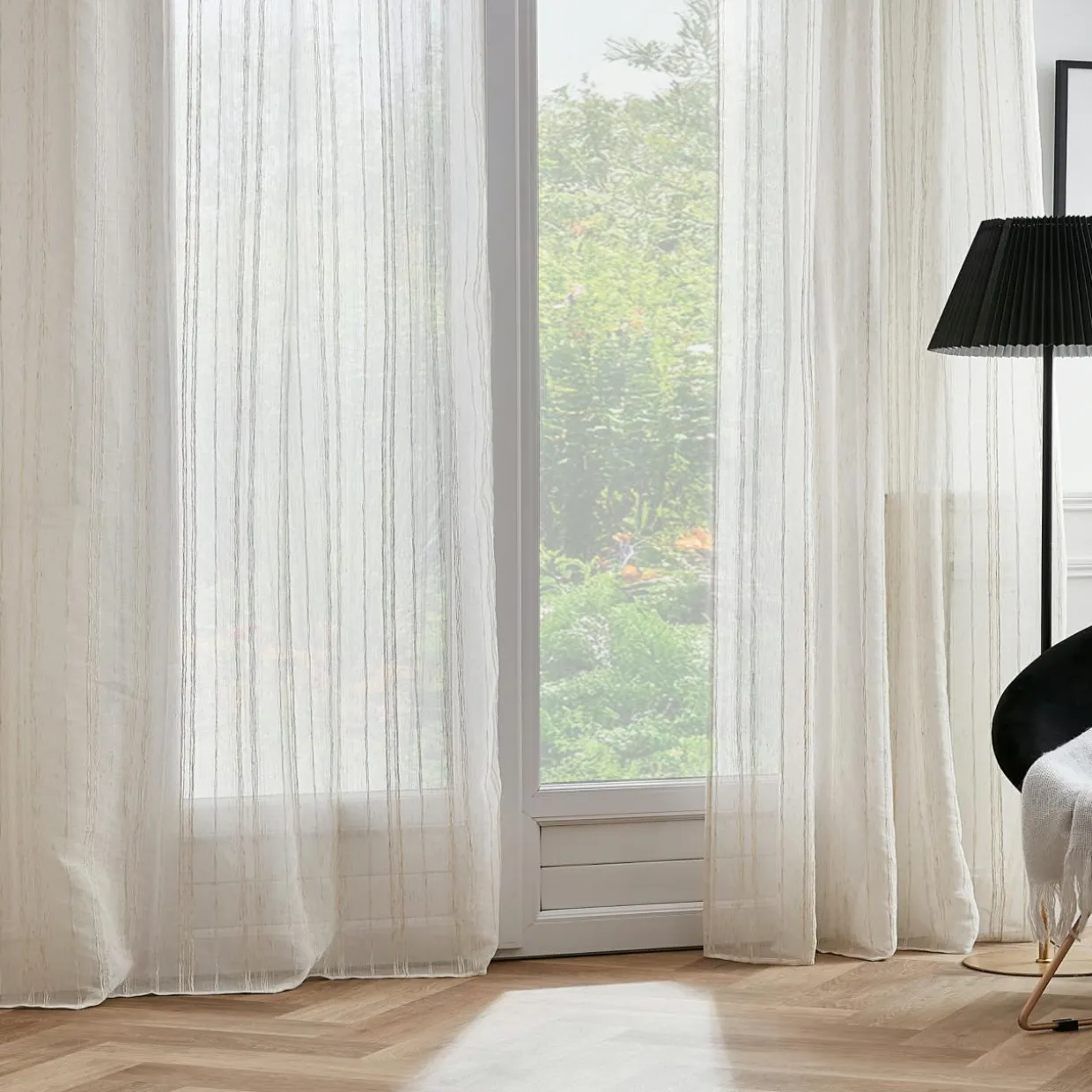 Voilage œillets (140 x 240 cm) Théo Beige