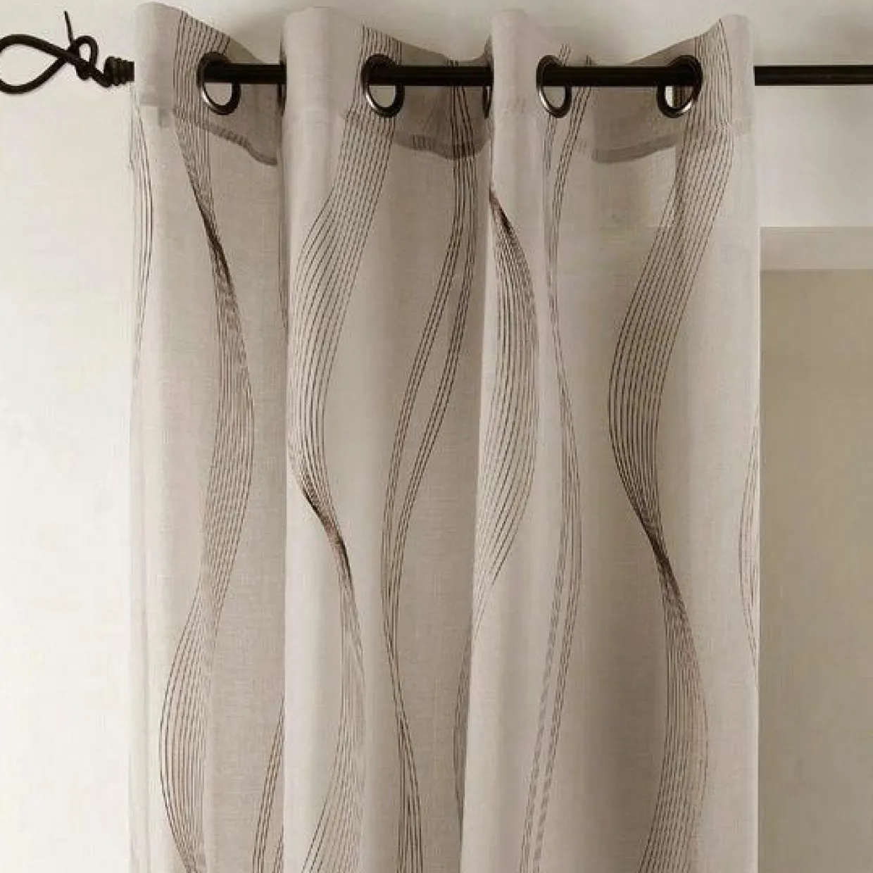 Voilage œillets (135 x H240 cm) Essaouira Beige