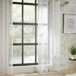 Voilage oeillets (140 x 240 cm) Mia Blanc