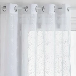 Voilage oeillets (140 x 240 cm) Mia Blanc