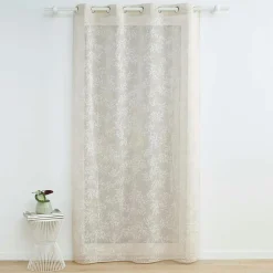 Voilage tissé (140 x 240 cm) Karla Taupe