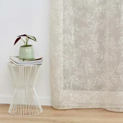 Voilage tissé (140 x 280 cm) Karla Taupe