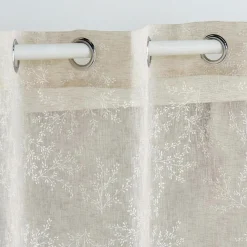 Voilage tissé (140 x 280 cm) Karla Taupe