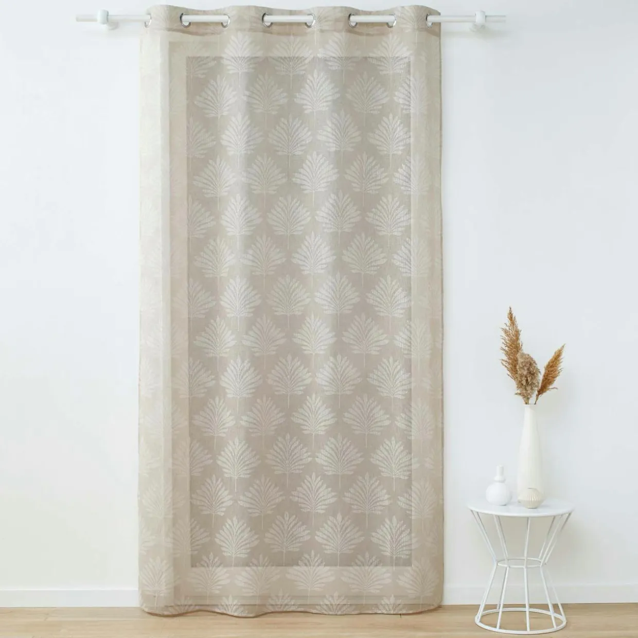 Voilage tissé (140 x 280 cm) Levita Taupe