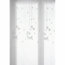 Voilage (140 x 240 cm) Etoiles Blanc