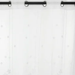 Voilage (140 x 240 cm) Etoiles Blanc