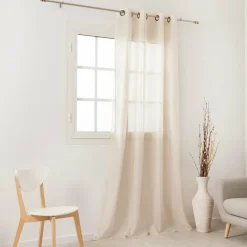 Voilage (145 x 240 cm) Givrée Beige