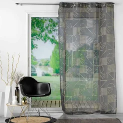 Voilage (140 x 240 cm) Lineor Gris anthracite
