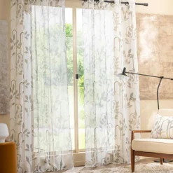 Voilage (140 x 240 cm) Roseris Gris